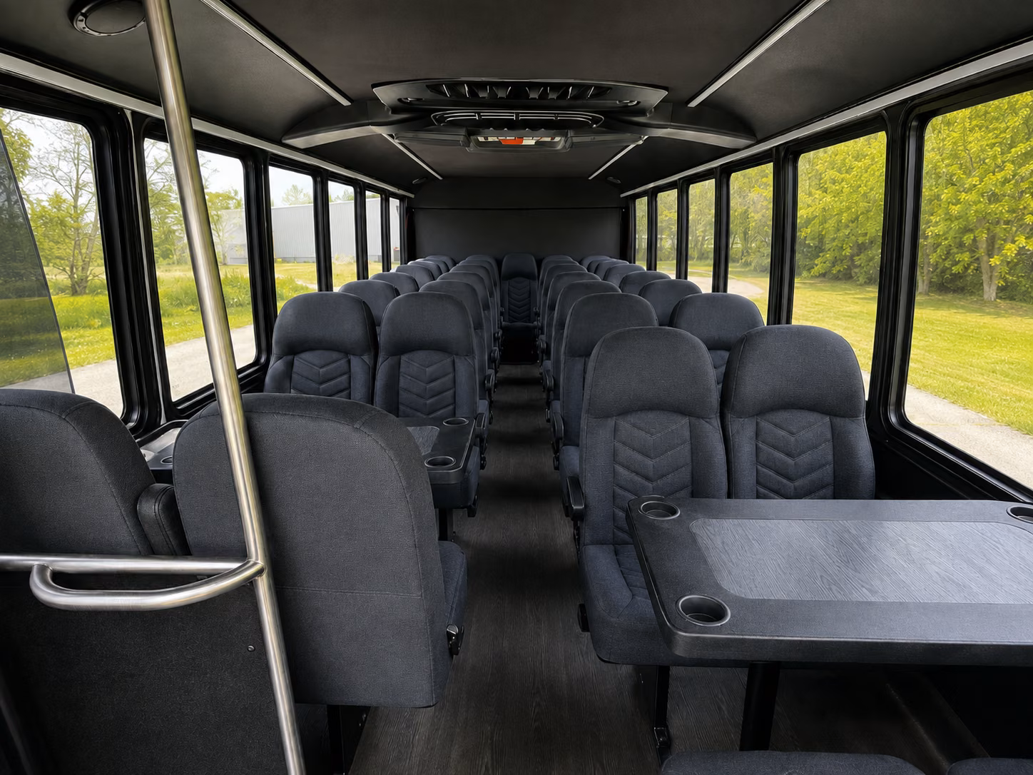 redondo beach 15 passenger minibus inside