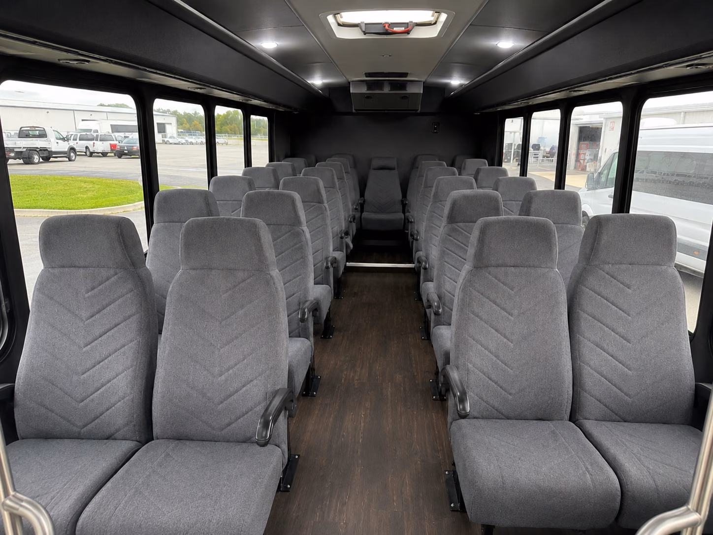 redondo beach 20 passenger minibus inside