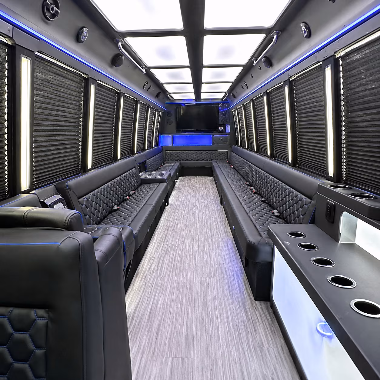 redondo beach party bus inside