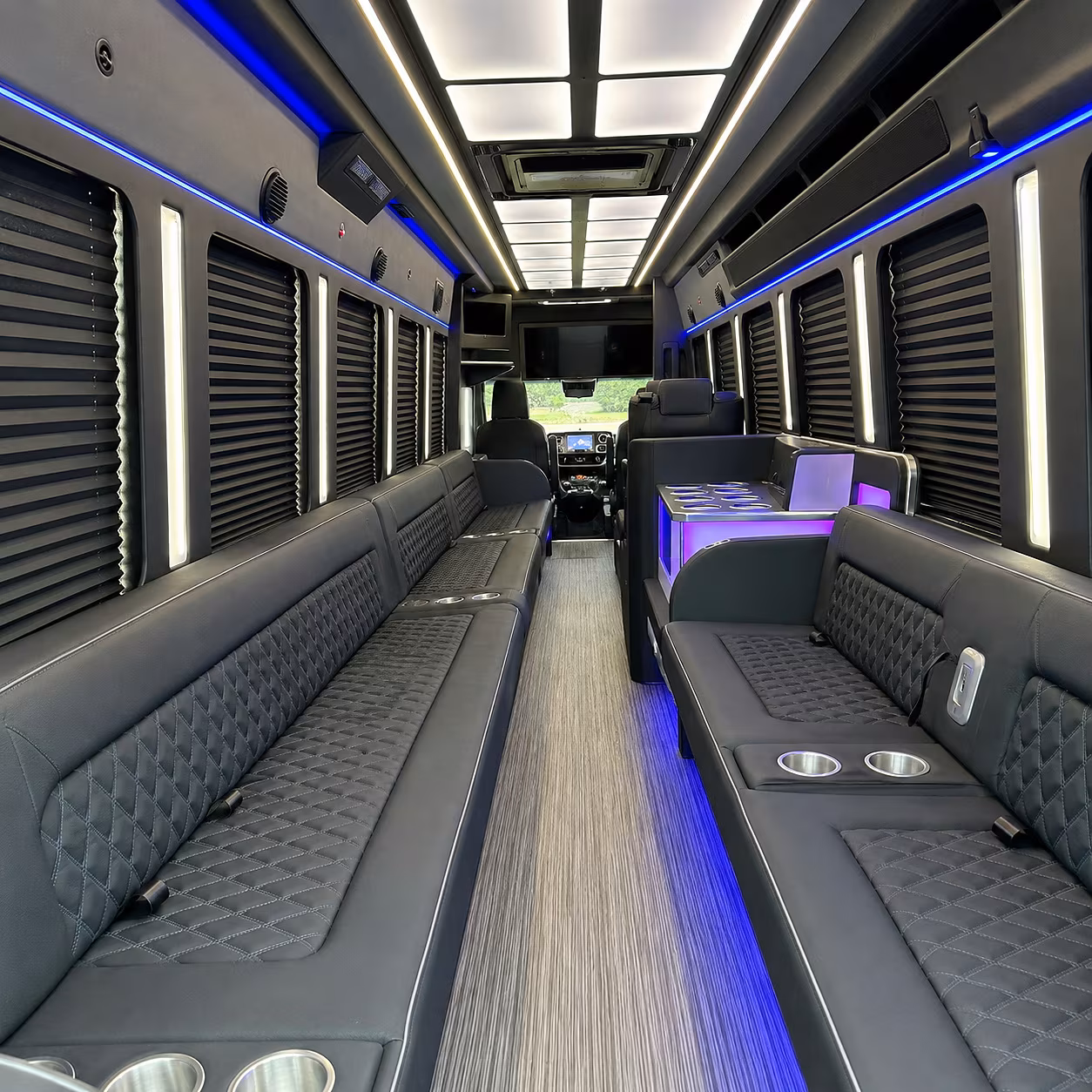 redondo beach party bus interior