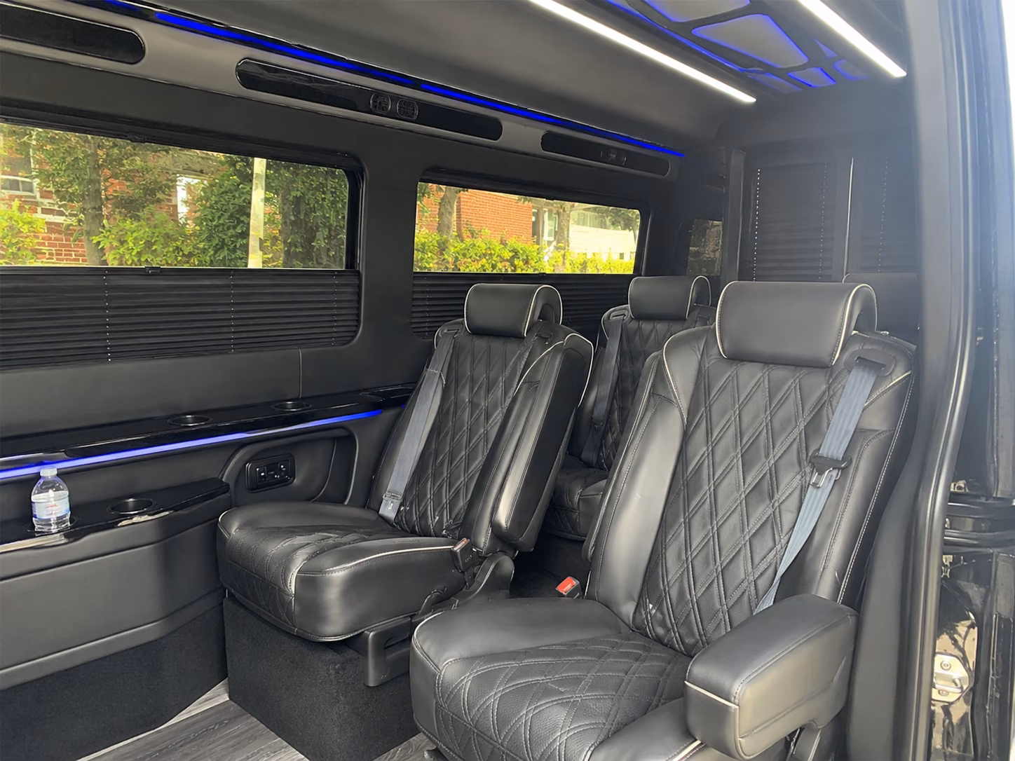 redondo beach sprinter van with driver interior