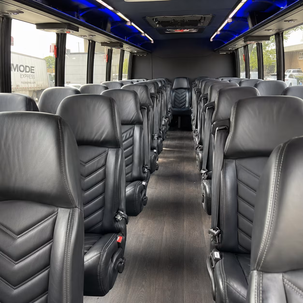 shuttle buses for wedding guests between redondo beach hotels and venues